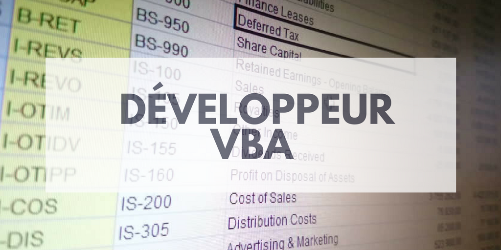 Développeur VBA