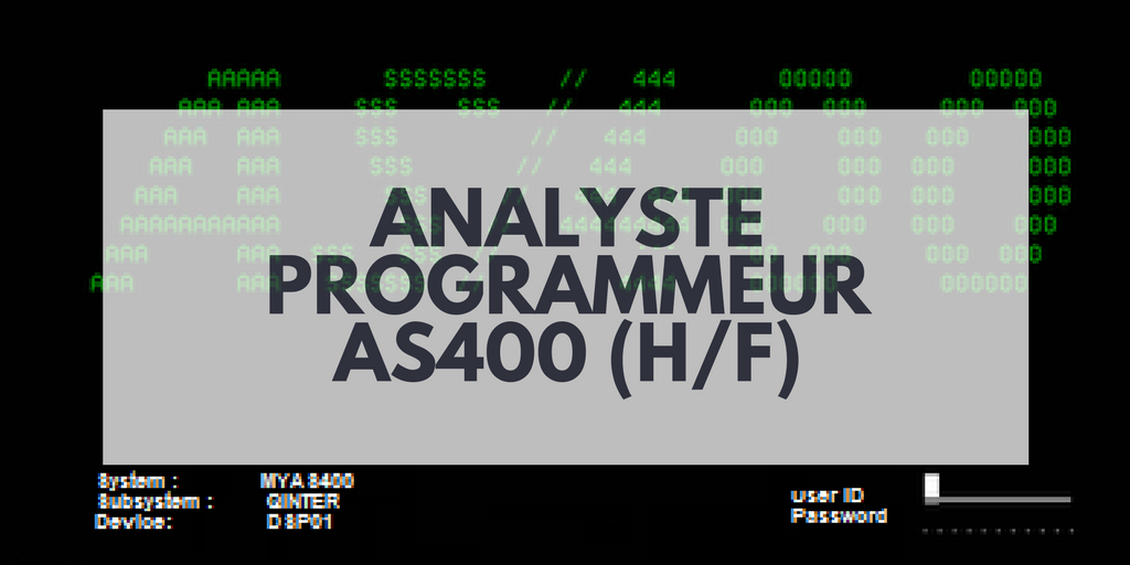 Analyste Programmeur AS400