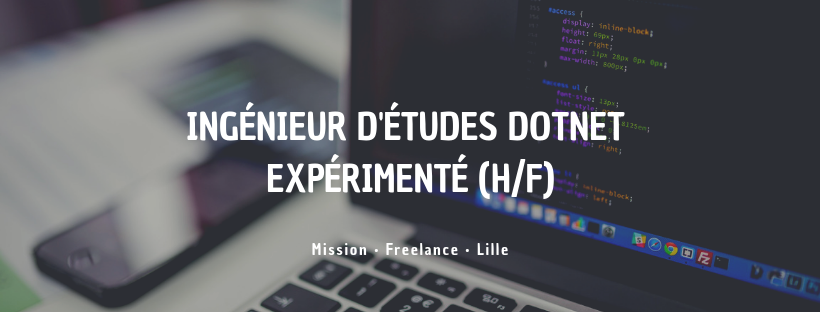 Ingénieur d'études DotNet Expérimenté