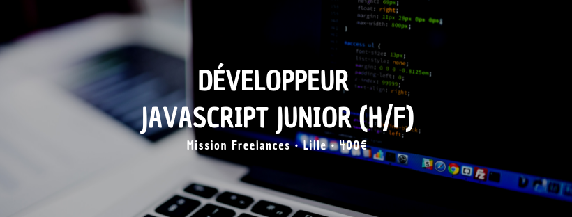 Développeur JavaScript Junior (H/F)