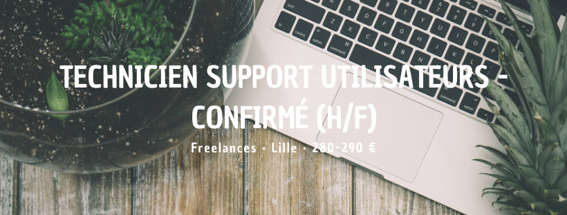 Technicien Support Utilisateurs - Confirmé (H/F)