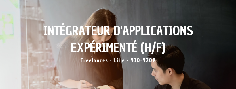 Intégrateur d'Applications expérimenté (H/F)