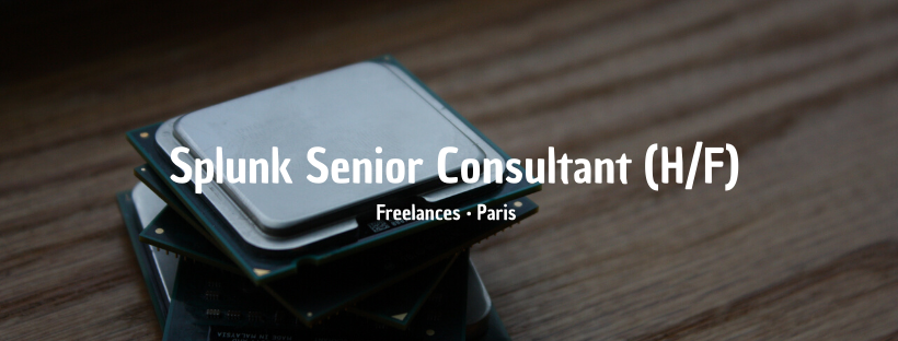 Splunk Senior Consultant (H/F)