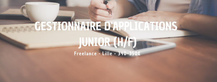 Gestionnaire d'applications Junior (H/F)