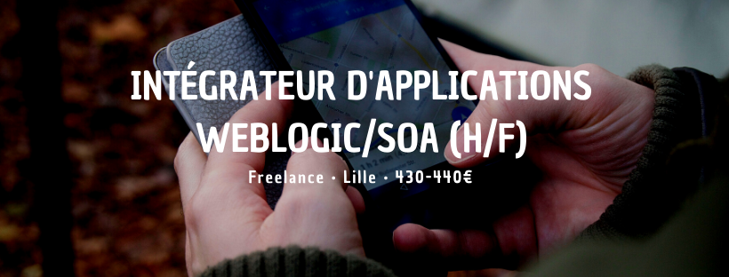 Intégrateur d'Applications Weblogic/SOA (H/F)