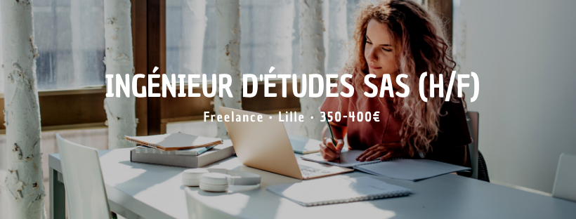 Ingénieur d'études SAS (H/F)