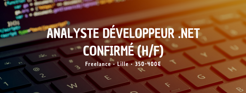 Analyste Développeur .Net - Confirmé (H/F)